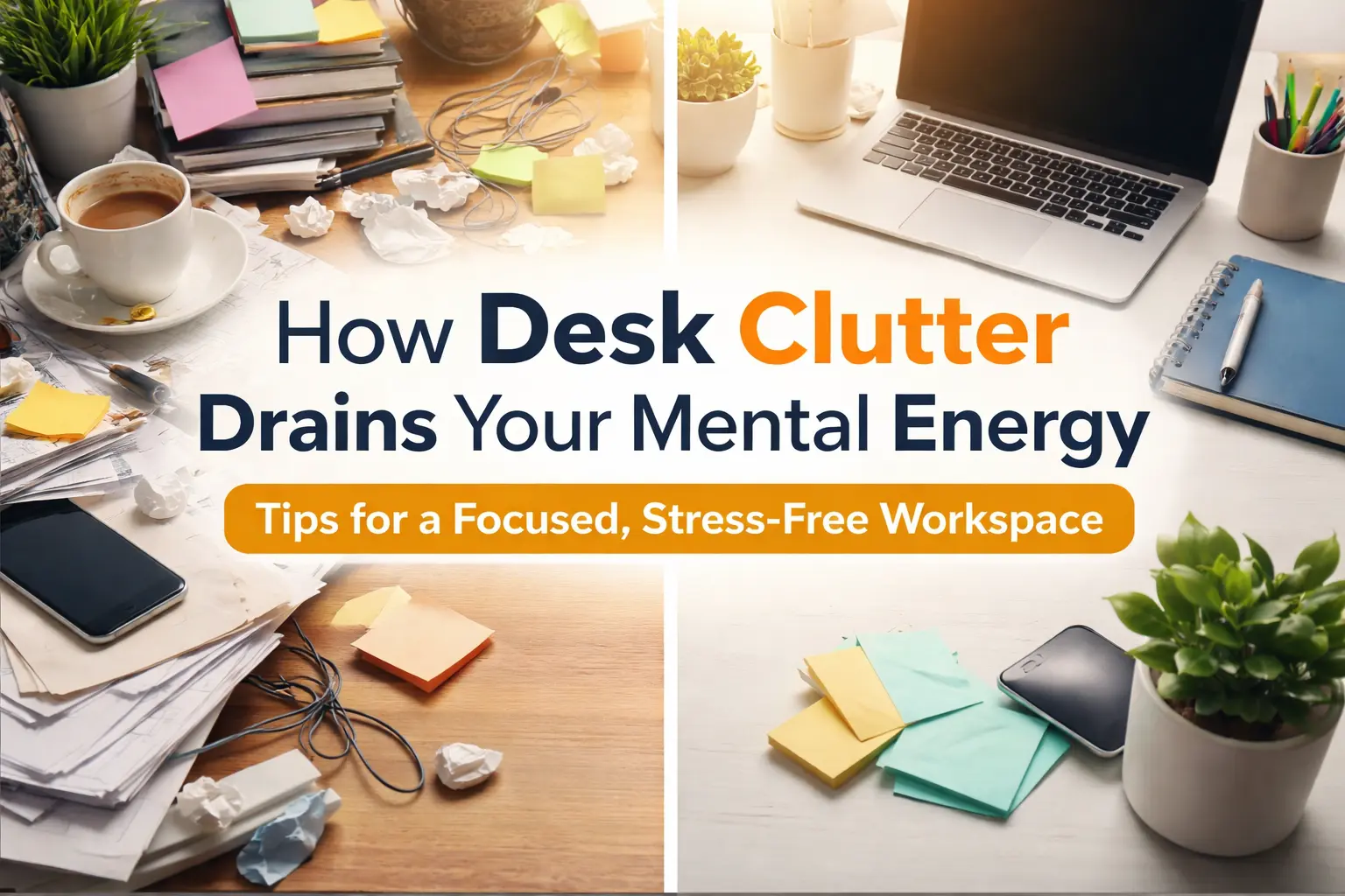 How Desk Clutter Increases Mental Fatigue (Backed by Psychology)